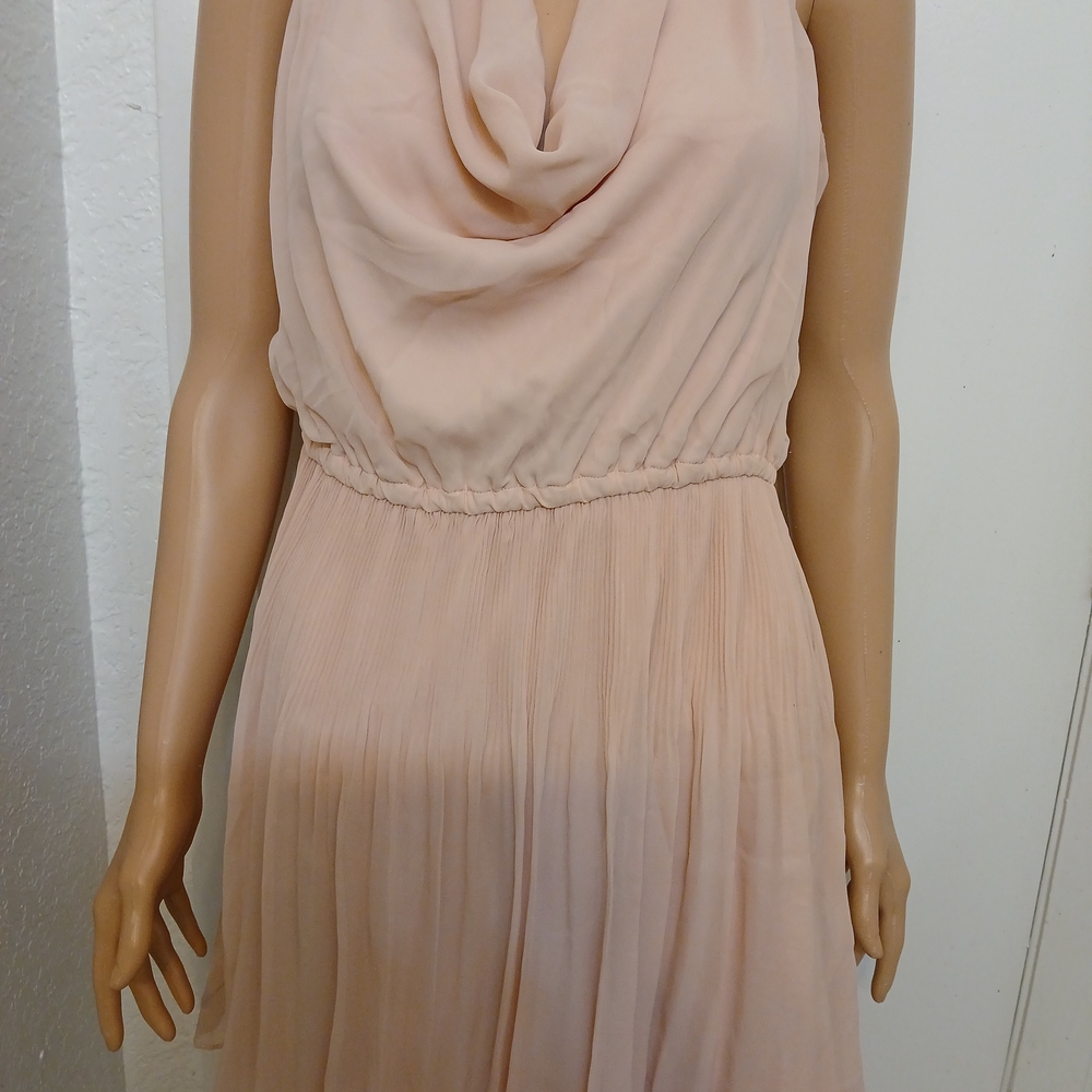 Snap Blush Pink Midi Dress